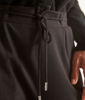 Picture of ISLANDE BLACK COTTON JOGGERS